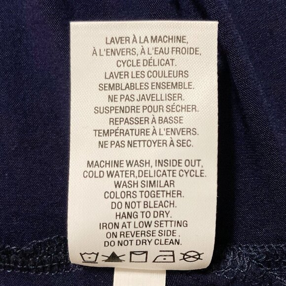 REITMANS NWT Navy blue scoop neck top with sheer sleeves ~ XL 1X XXL 2X shirt - Picture 15 of 16